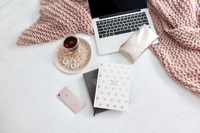 laptop and tea