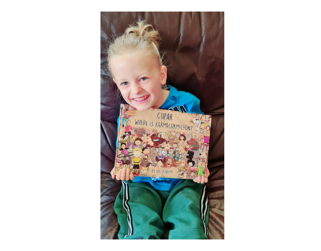 Personalised book where is karmachameleon